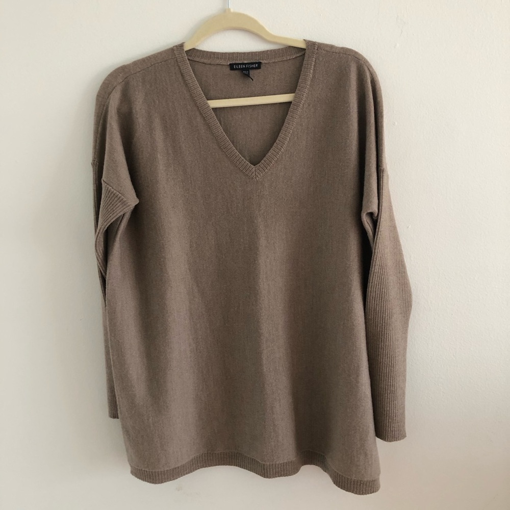 Eileen Fisher 100% merino wool Sweater